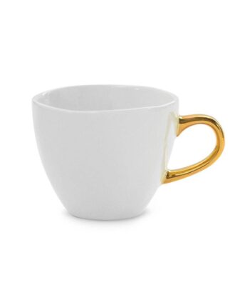 Koffiemok Wit/Goud