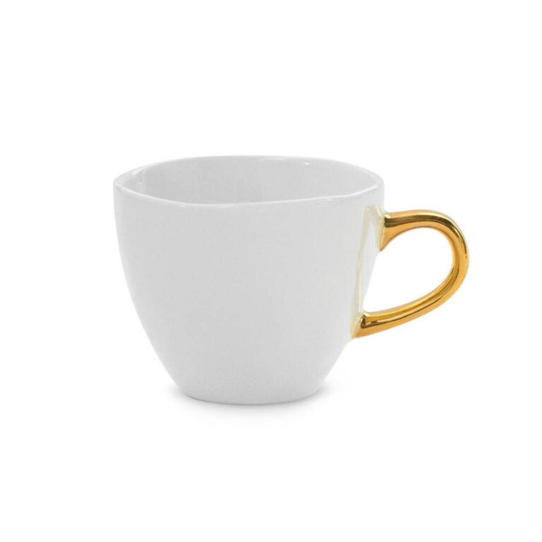Koffiemok Wit/Goud
