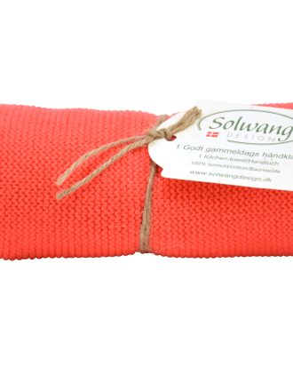 Solwang keukendoek dark coral