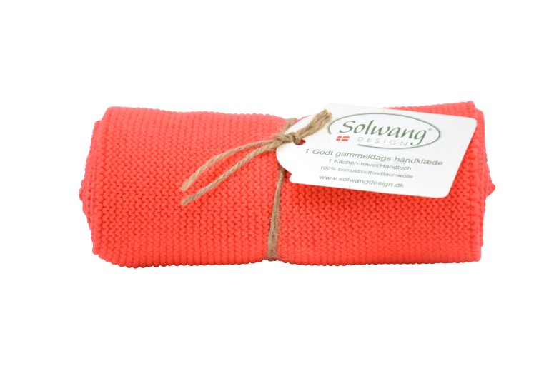 Solwang keukendoek dark coral