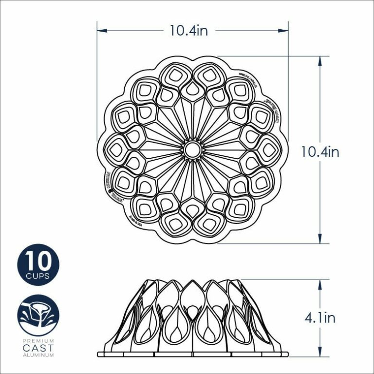 Crown Bundt pan gold - Afbeelding 2