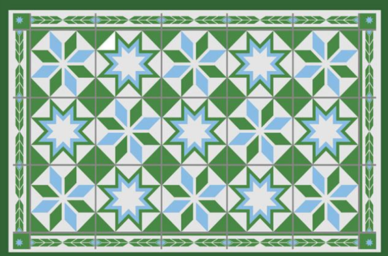 Placemat fez green