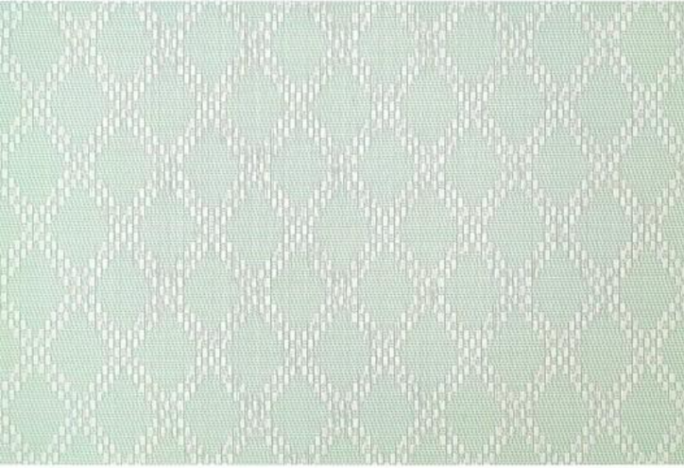 Placemat geweven rhombi mint