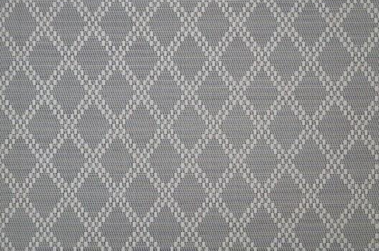Placemat geweven rhombi black