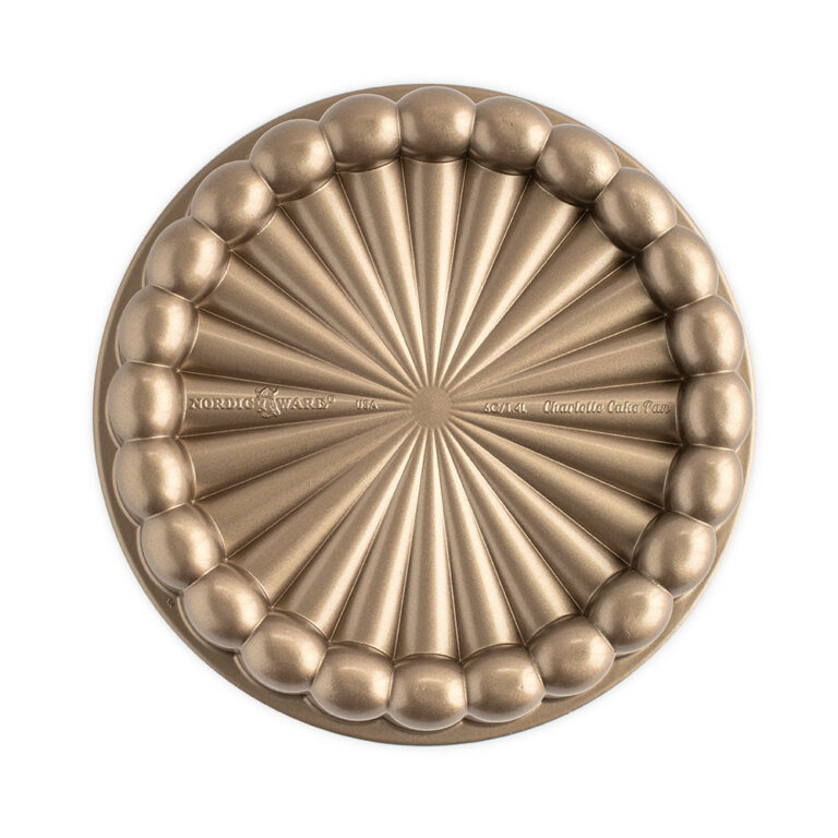 Charlotte Bundt pan gold