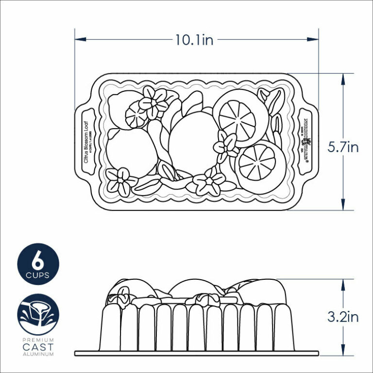 Citrus Blossom loaf pan Toffee - Afbeelding 2