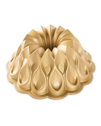 Crown Bundt pan gold