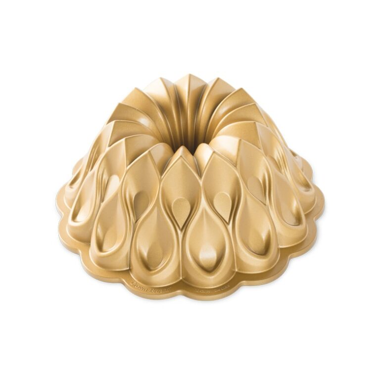 Crown Bundt pan gold
