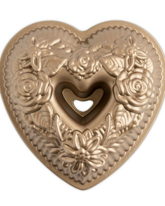 Floral Heart bundt pan