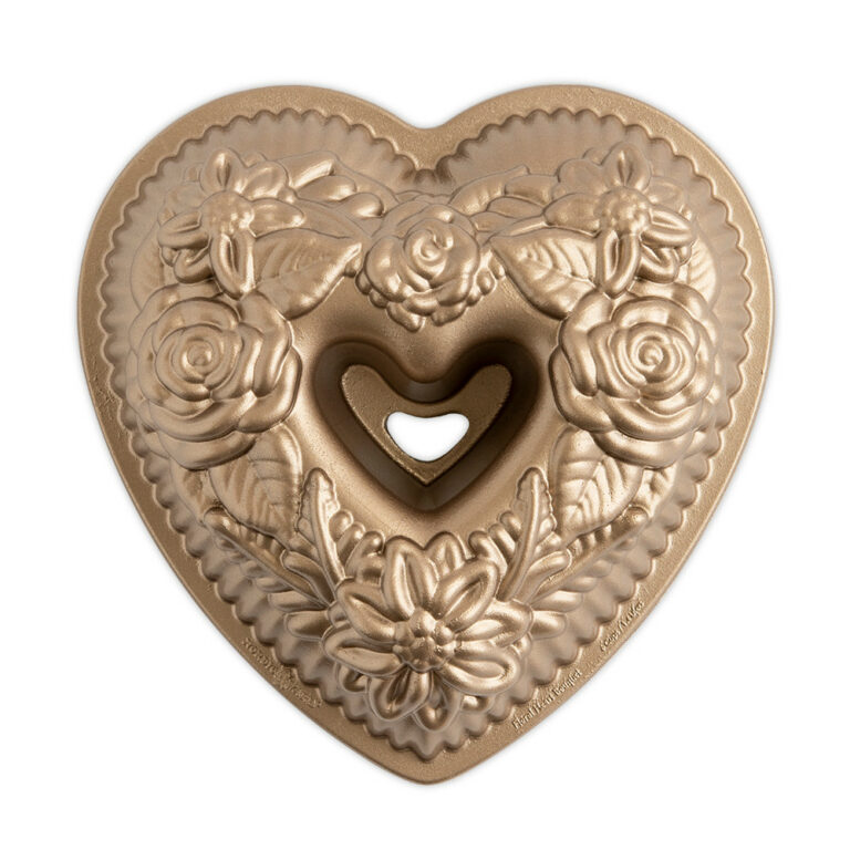 Floral Heart bundt pan