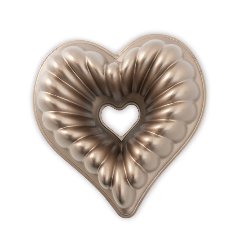 Toffee Elegant Heart Bundt pan