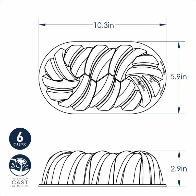 Braided loaf Gold - Afbeelding 2