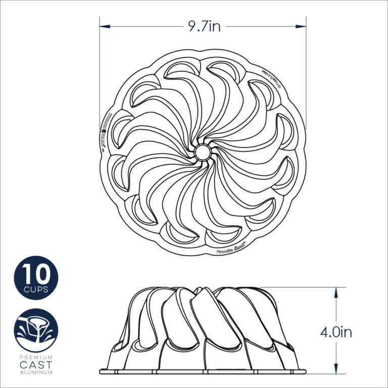 Pirouette bundt Gold - Afbeelding 2