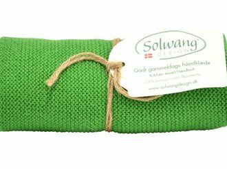 Dark Bright Green Keukendoek