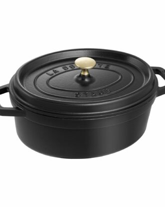 Cocotte 31cm Ovaal Zwart