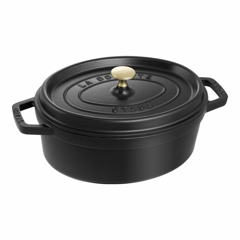 Cocotte 31cm Ovaal Zwart