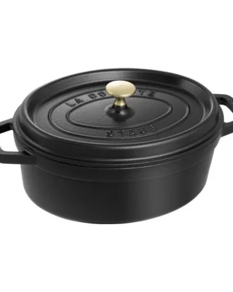 Cocotte 29cm Ovaal Zwart