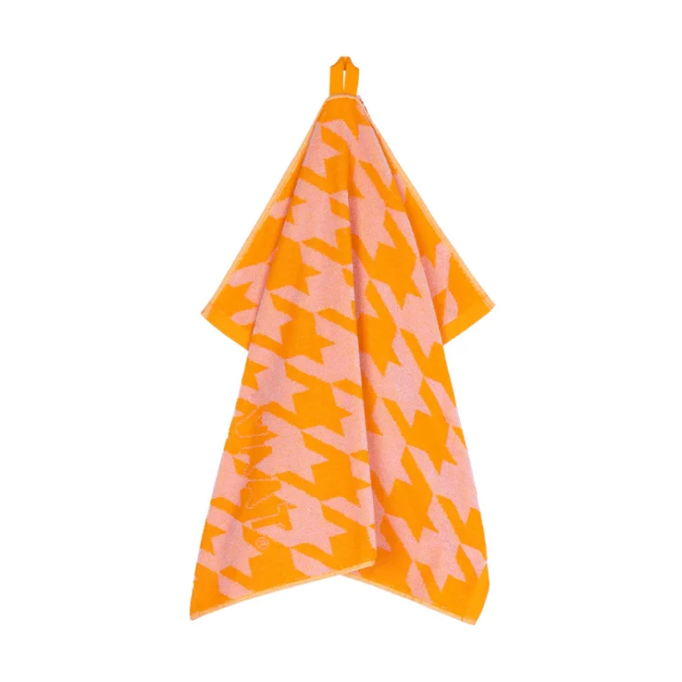VAAT pied de poule oranje/roze