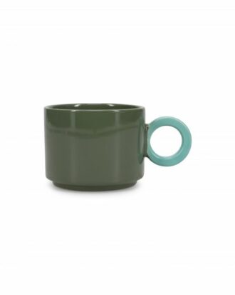 Beker Lou groen/blauw
