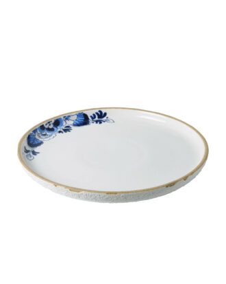 Blauw Bloesem bord 28cm