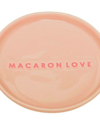 Vondels bordje 8,5cm macaron love