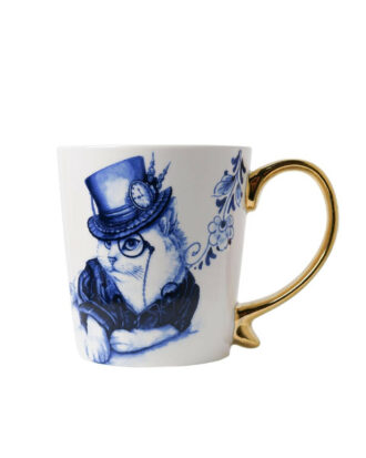 Heinen mok poes goud