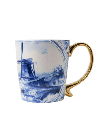 Heinen mok molen goud