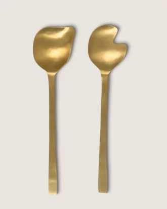 UNC saladebestek goud
