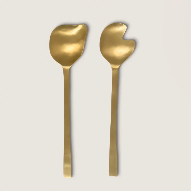 UNC saladebestek goud