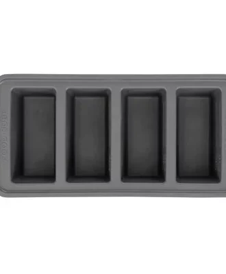 Food cube 4x250ml grey