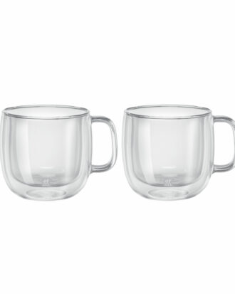 Zwilling dubbelwandige cappuccino glazen 2st
