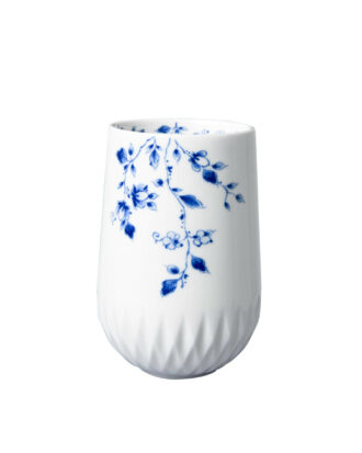 Blauw vouw cappuchino kop