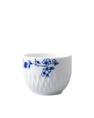 Blauw vouw eierdop