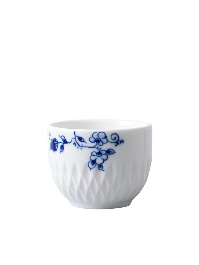 Blauw vouw eierdop