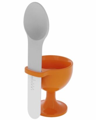Trebonn eierdop met lepel oranje