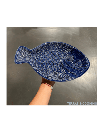 Duro Vis serveerschaal Marine Blauw