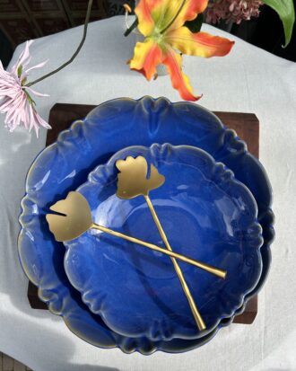 Saladeschaal uit Portugal 40⌀ Marine Blauw