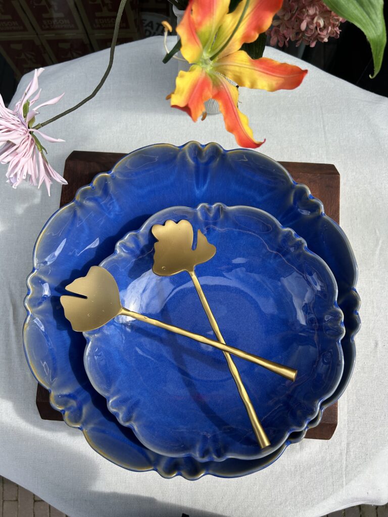 Saladeschaal uit Portugal 40⌀ Marine Blauw