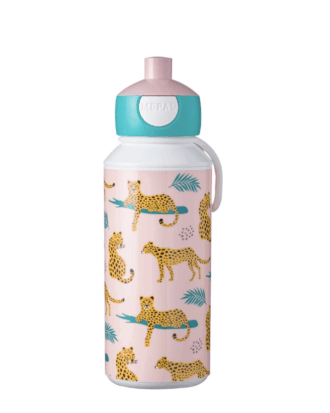Mepal Drinkfles PopUp 400 ml Leopard