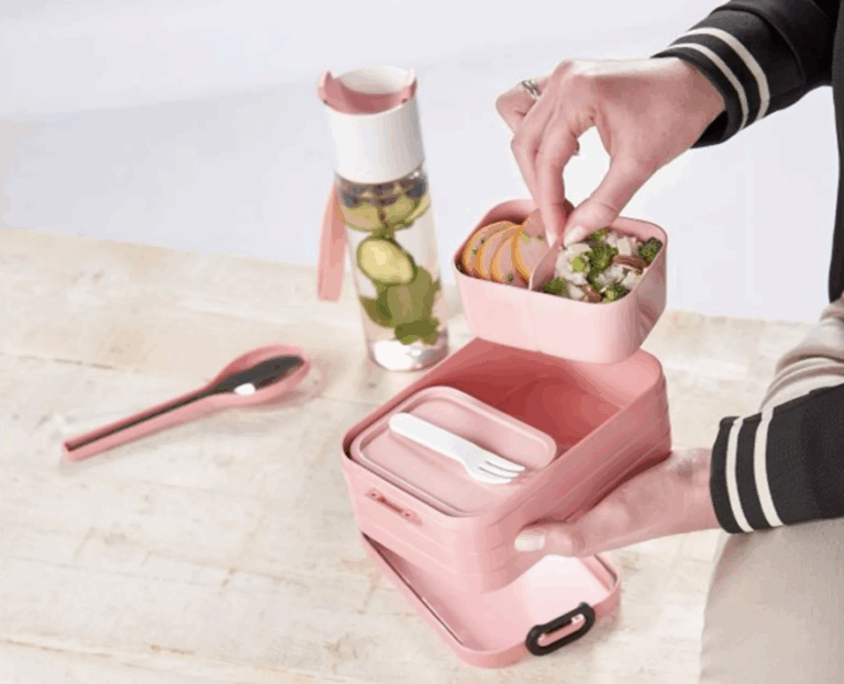 Mepal Lunchbox Break Midi Nordic Blue set - Afbeelding 4