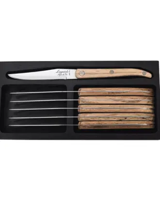 Laquiole Style de Vie steakmessen eikenhout