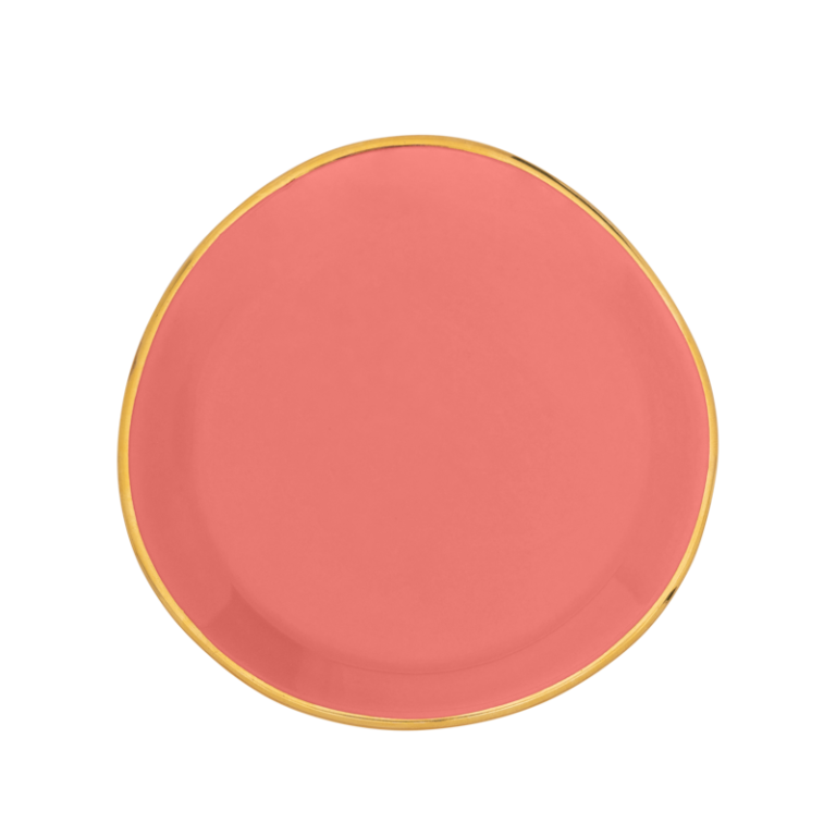 UNC bord 9cm burnt coral