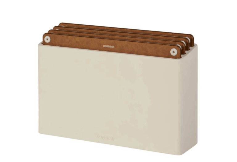 Combekk snijplank set 4 sand
