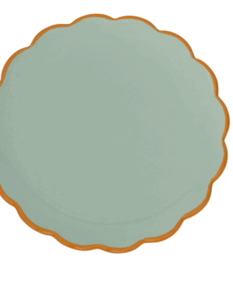 UNC plate sculpted celadon