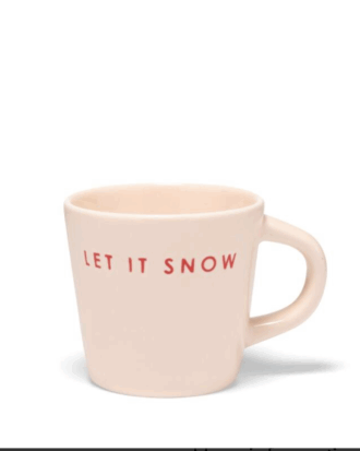 Vondels Espresso Mok 80ml Let It Snow (pre-order Levering vanaf 25-09-2025)