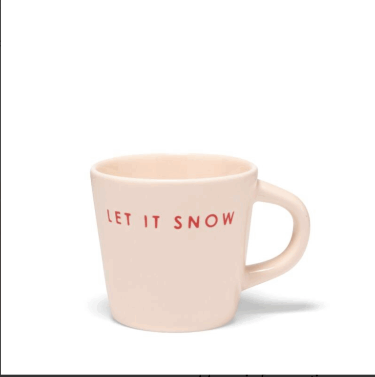 Vondels Espresso Mok 80ml Let It Snow (pre-order Levering vanaf 25-09-2025)