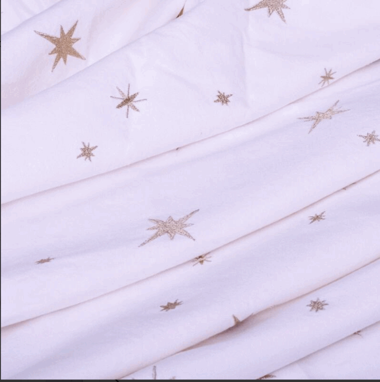 Vondels Tafelkleed geborduurd ster 240 x 140 cm (pre-order Levering vanaf 25-09-2025) - Afbeelding 2