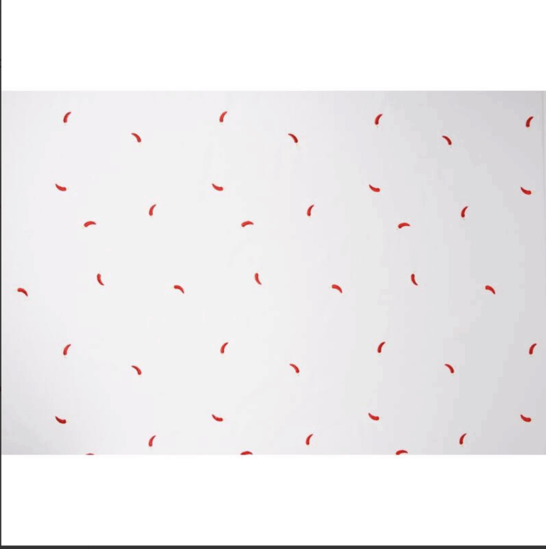 Vondels Tafelkleed geborduurd peppers 260 x 140 cm (pre-order Levering vanaf 25-09-2025) - Afbeelding 2