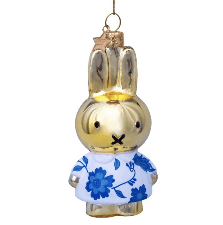Vondels Nijntje Ornament Delfts Blue Dress