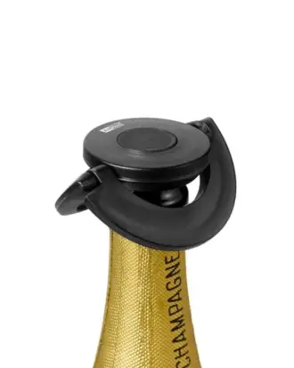 AdHoc champagne stopper zwart